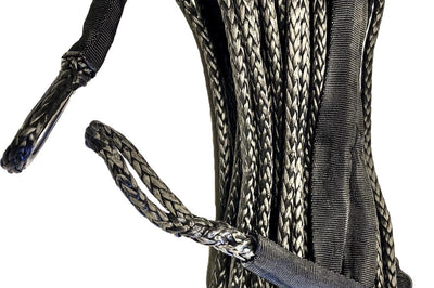 Open Trail Synthetic Winch Rope 1/4’’ Diameter X 50 Ft. Black - Atv Performance Products