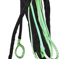 Open Trail Synthetic Winch Rope 1/4’’ Diameter X 50 Ft. Black - Blue - Atv Performance Products