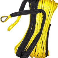 Open Trail Synthetic Winch Rope 1/4’’ Diameter X 50 Ft. Black - Blue - Atv Performance Products