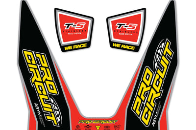Pro Circuit T-5 Decals Replacement Muffler Stickers - Offroad Collection