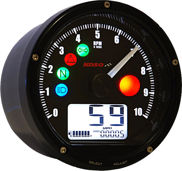 Koso T & Multi Function Meter (black) - Black - Street Collection