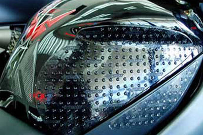 Stompgrip Tank Pad Kit Volcano Black Suz - Street Collection