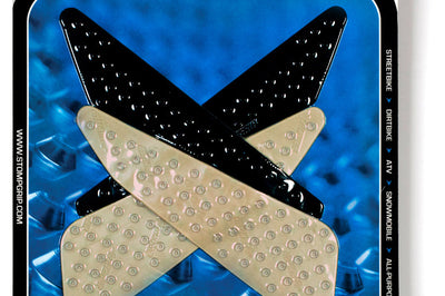 Stompgrip Tank Pad Kit Volcano Clear/black - Street Collection