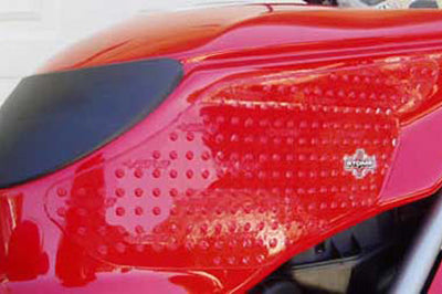 Stompgrip Tank Pad Kit Volcano Clear/black - Street Collection