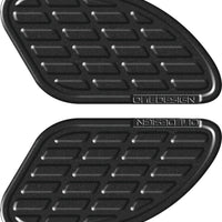 ONE EMBLEMS Tankpad Soft Touch Leather L&R Black