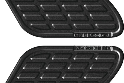 ONE EMBLEMS Tankpad Soft Touch Leather L&R Black