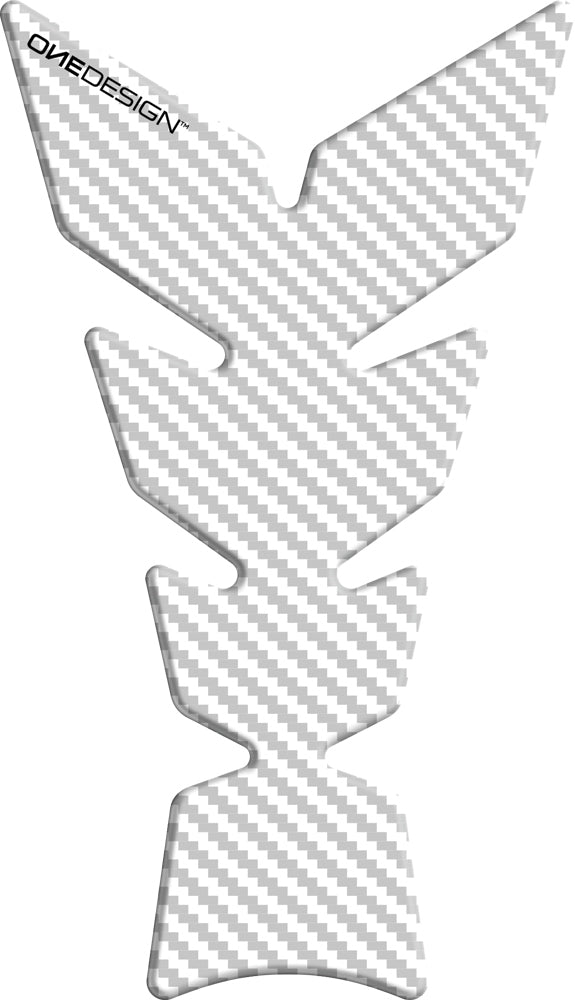 ONE EMBLEMS Tankpad Soft Touch Matte Carbon White