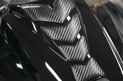 ONE EMBLEMS Tankpad Soft Touch Prespaced Slim Carbon