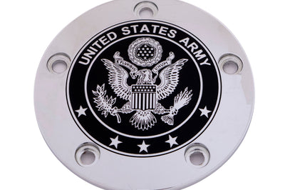 Custom Engraving Tc Timer Cover Army Chrome - Harddrive Products
