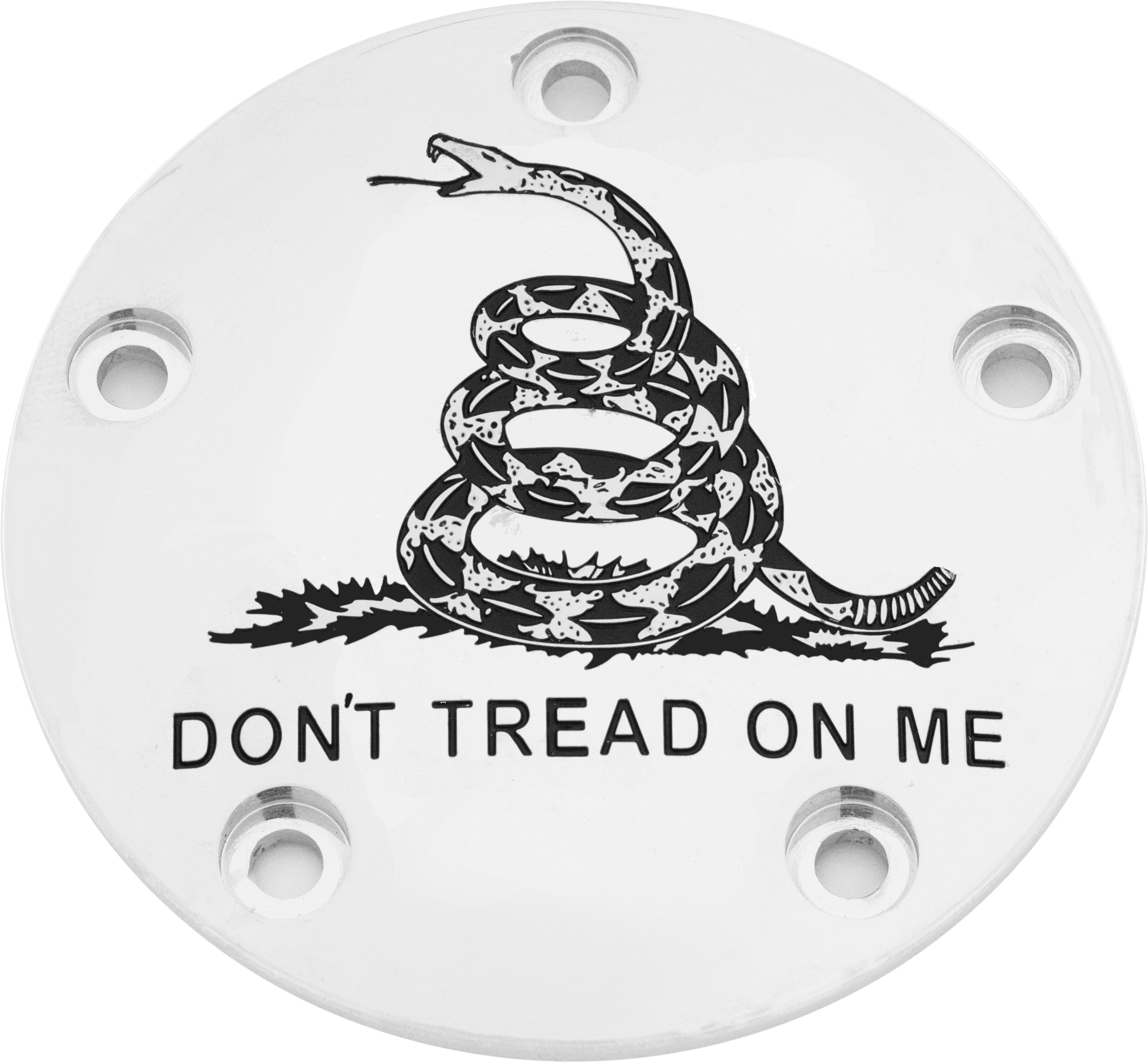 Custom Engraving Tc Timer Cover Don’t Tread Chrome - Harddrive Products