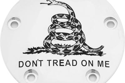 Custom Engraving Tc Timer Cover Don’t Tread Chrome - Harddrive Products