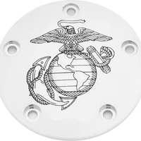 Custom Engraving Tc Timer Cover Marine Ega Chrome - Harddrive Products