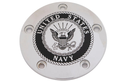 Custom Engraving Tc Timer Cover Navy Chrome - Harddrive Products