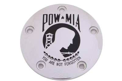 Custom Engraving Tc Timer Cover Pow-mia Chrome - Harddrive Products