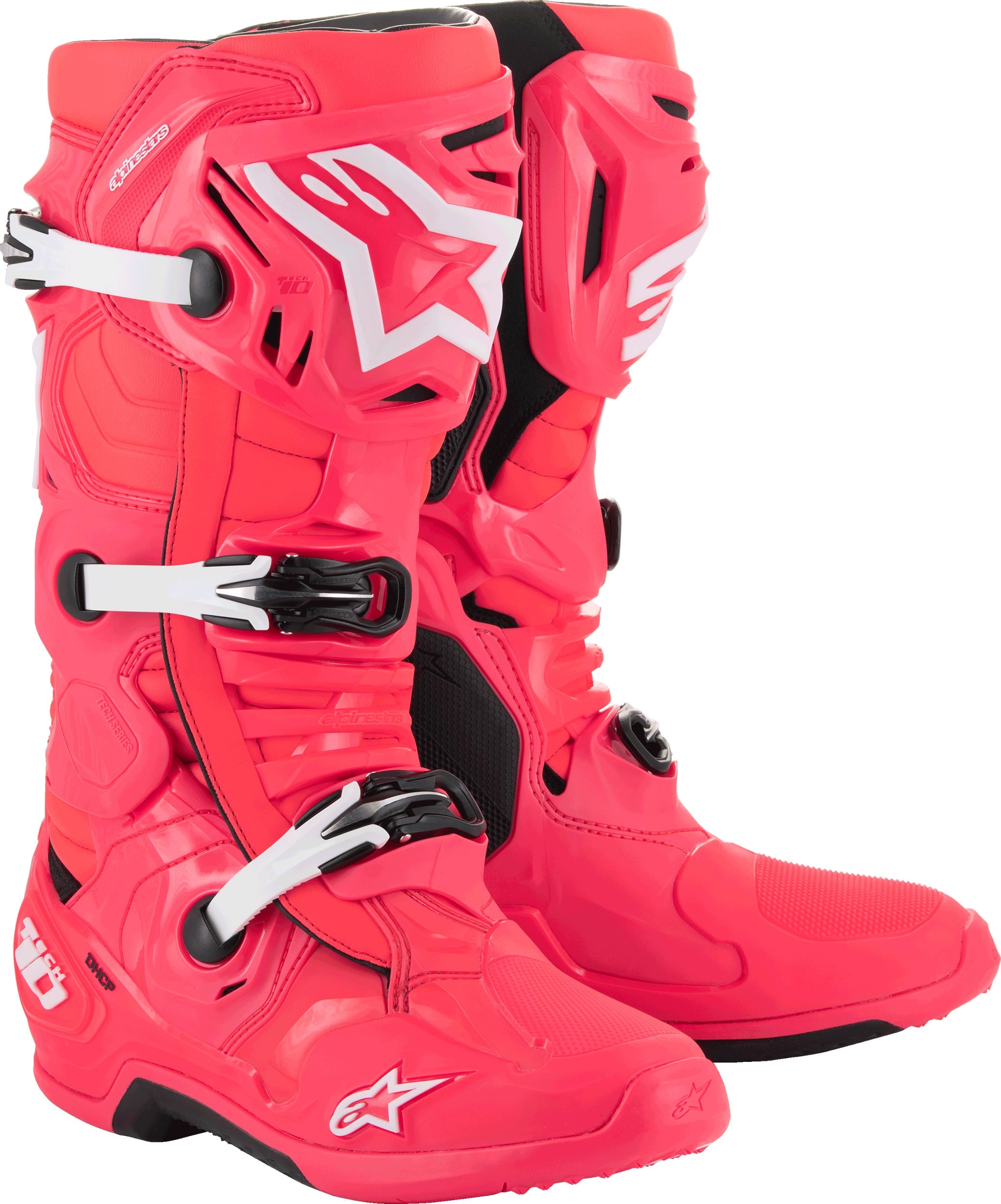 Alpinestars Tech 10 Boots Diva Pink/white 14 - Pink/White / US 07