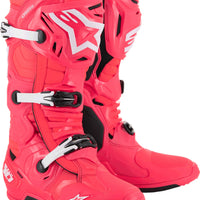 Alpinestars Tech 10 Boots Diva Pink/white 14 - Pink/White / US 07
