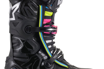 Alpinestars Tech 10 Supervented Boots Night Nvy/wht/rainbow Sz 14 - Apparel Collection