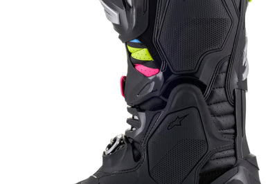 Alpinestars Tech 10 Supervented Boots Night Nvy/wht/rainbow Sz 14 - Apparel Collection