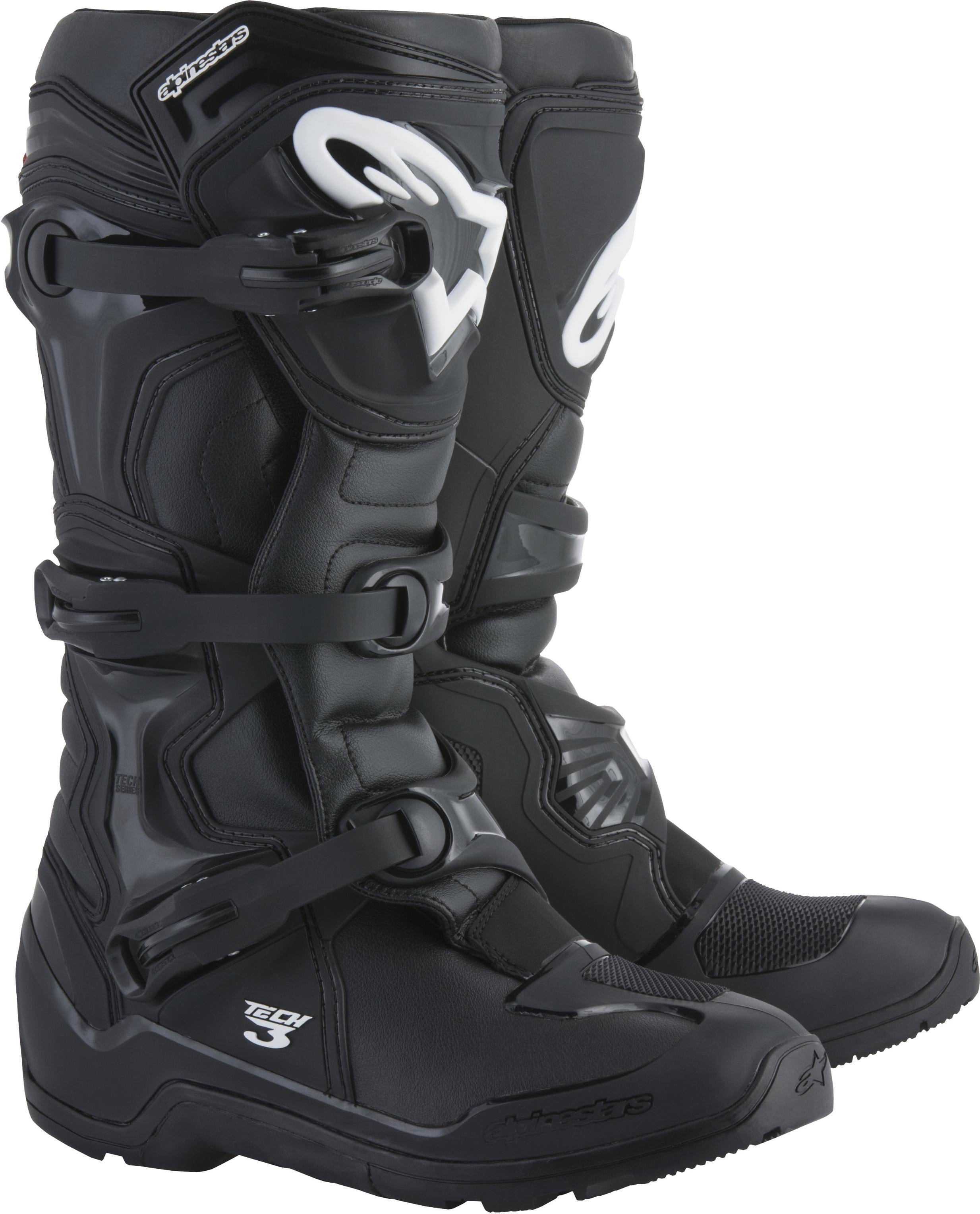 Alpinestars Tech 3 Enduro Boots Black Sz 12 - US 09 - Apparel Collection