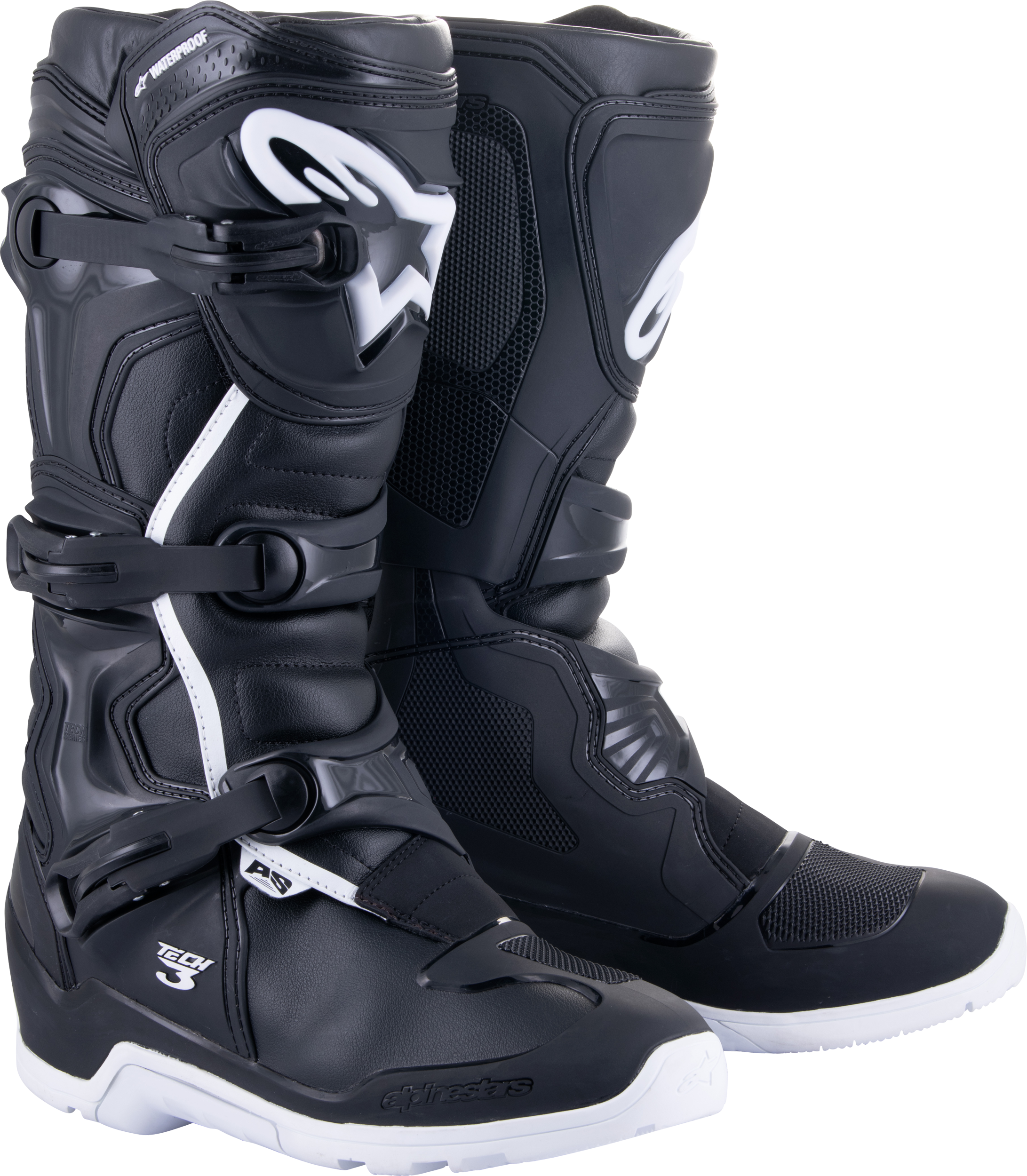 Alpinestars Tech 3 Enduro Wtrprf Boots Black/white Sz 16 - Black/White / US 05 - Apparel Collection