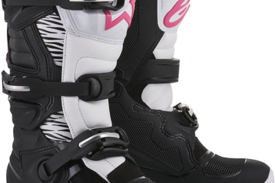 Alpinestars Tech 3 Stella Boots Black/white Sz 09 - Black/White/Pink / US 06 - Apparel Collection