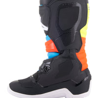 ALPINESTARS Tech 3s Youth Boots Blk/Ylw Fluo/Red Fluo Sz 04 - Footwear
