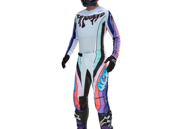 Alpinestars Tech 7 Le Boots Double Purple/blue/black Sz 12 - Purple/Blue/Black / US 09