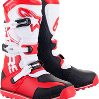 Alpinestars Tech T Boots Bright Red/black/white Sz 13 - White/Red/Yellow / US 05