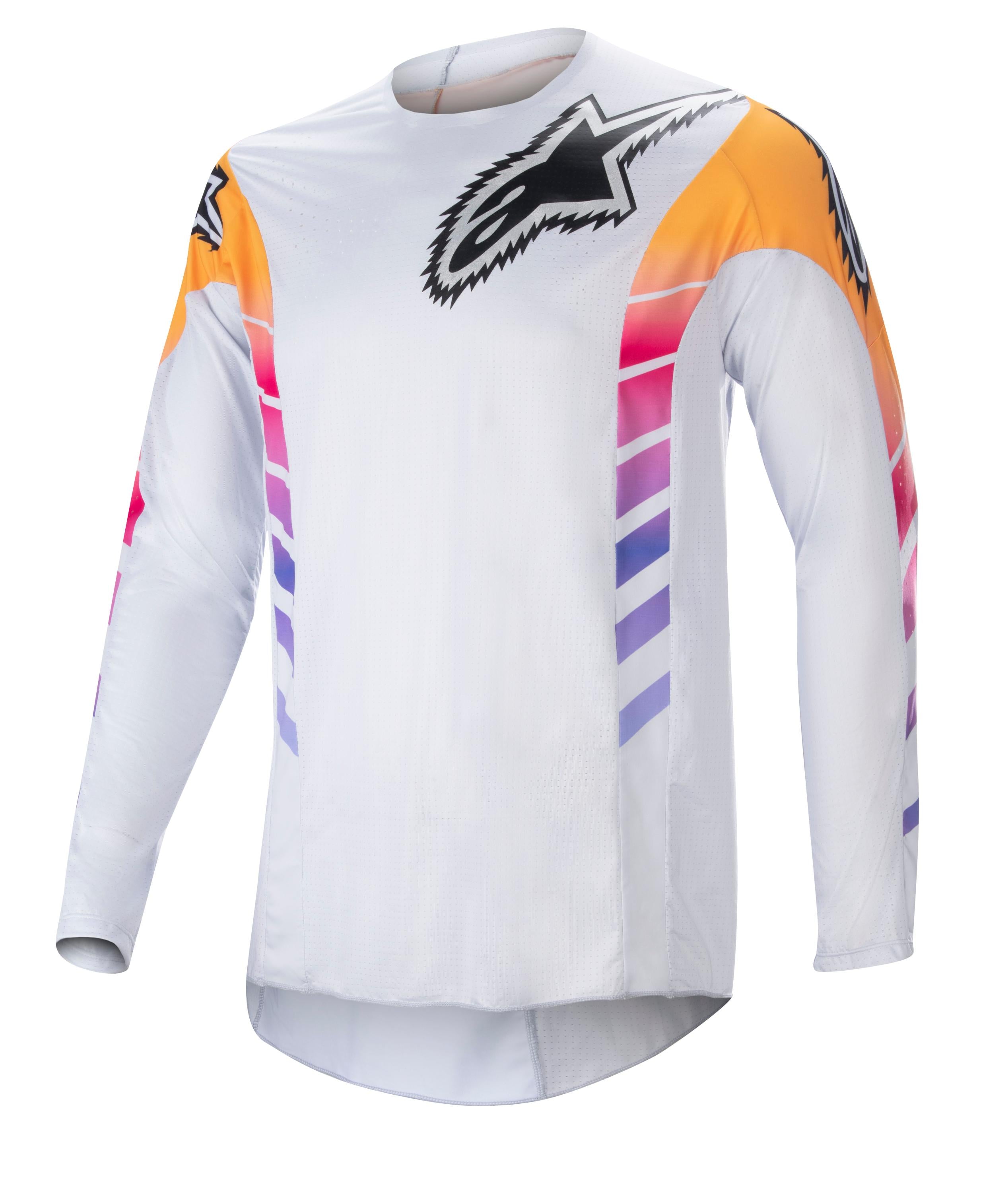 Alpinestars Techstar Le Daytona 23 Jersey Grey/orange Fluo/rhodamine Xl - Grey/Fluorescent Orange/Rhodamine / Small