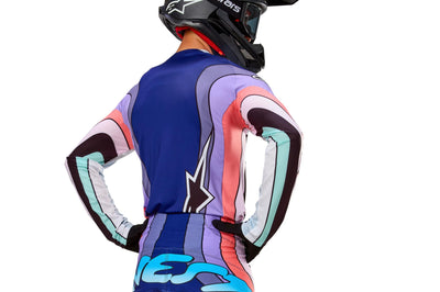 Alpinestars Techstar Le Imperial Jersey Double Purple/blue/black Xl