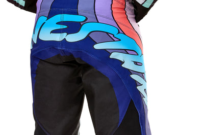 Alpinestars Techstar Le Imperial Pants Double Purple/blue/black Sz 40