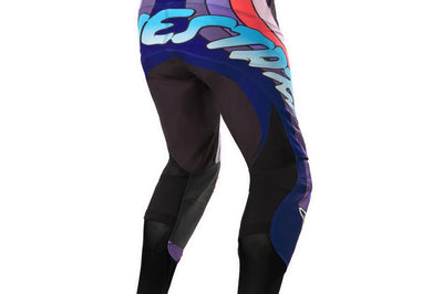 Alpinestars Techstar Le Imperial Pants Double Purple/blue/black Sz 40