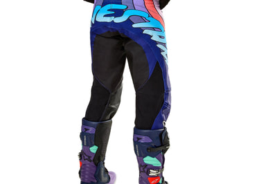 Alpinestars Techstar Le Imperial Pants Double Purple/blue/black Sz 40