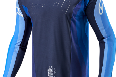 Alpinestars Techstar Pneuma Jersey Dark Sand/iron/dust Grey Xl - Navy/Light Blue / 2X-Large - Apparel Collection