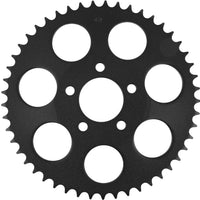 HARDDRIVE Textured Black Rr Sprocket Dished 49t 00 13 Big Twin - Sprockets