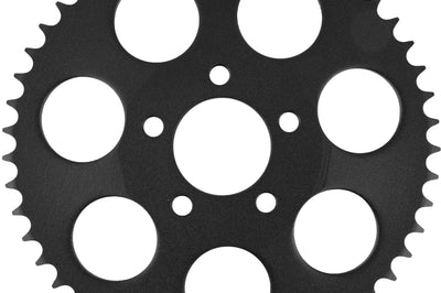 HARDDRIVE Textured Black Rr Sprocket Dished 49t 00 13 Big Twin - Sprockets