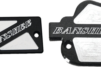 Modquad Throttle & Brake Cover Set Black Logo Banshee - Atv Performance Products