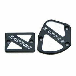 Modquad Throttle & Brake Cover Set Black Logo Raptor - Atv Performance Products