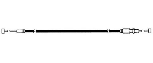 Sp1 Throttle Cable Pol - Snowmobile Collection