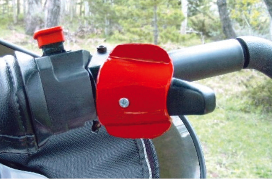 Snobunje Throttle Flare (red) - Red - Snowmobile Collection