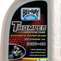 Bel-ray Thumper Synthetic Ester Blend 4t Engine Oil 10w-40 1l - Tires & Wheels