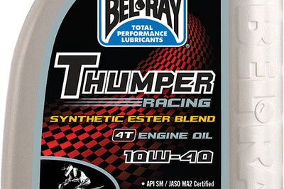Bel-ray Thumper Synthetic Ester Blend 4t Engine Oil 10w-40 1l - Tires & Wheels