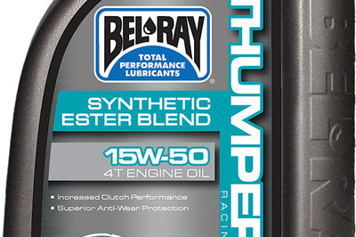 Bel-ray Thumper Synthetic Ester Blend 4t Engine Oil 15w-50 1l - Tires & Wheels
