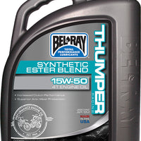 Bel-ray Thumper Synthetic Ester Blend 4t Engine Oil 15w-50 4l - Tires & Wheels