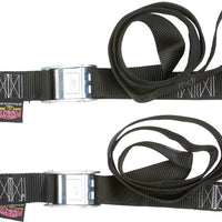 Powertye Tie-down Cam S-hook 1.5’’x5.5’ Orange Pair - Black - Watercraft Collection