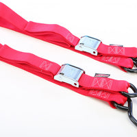 Powertye Tie-down Cam S-hook 1.5’’x5.5’ Orange Pair - Black - Watercraft Collection