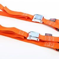 Powertye Tie-down Cam S-hook 1.5’’x5.5’ Orange Pair - Black - Watercraft Collection
