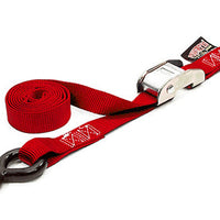 Powertye Tie-down Cam S-hook 1’’x144’’ Black Each - Red - Watercraft Collection