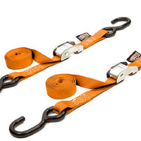 Powertye Tie-down Cam S-hook 1’’x5.5’ Blue Pair - Black - Watercraft Collection