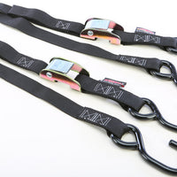 Powertye Tie-down Cam S-hook Watercraft 1’’x3’ Blue Pair - Red - Collection